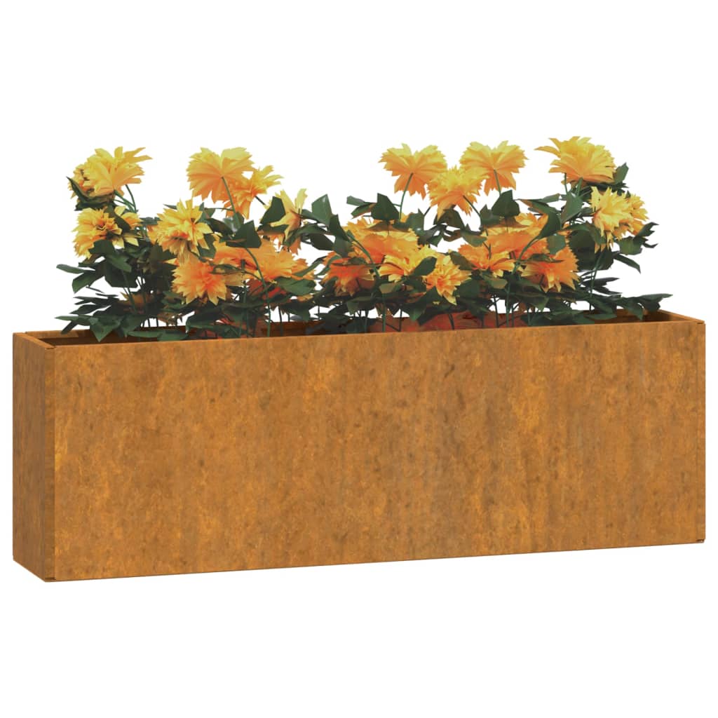 wall-planters-2-pcs-rusty-corten-steel-20-9-x3-9-x6-7 At Willow and Wine USA!