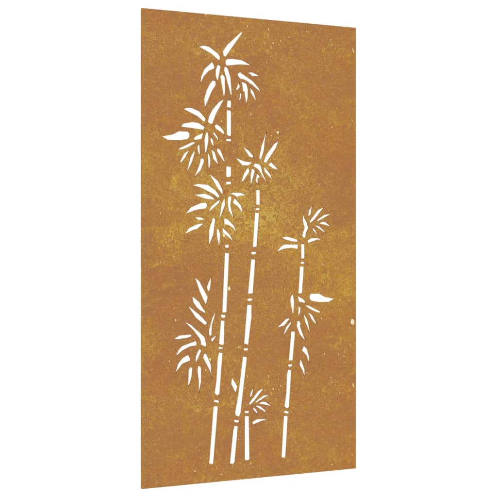 patio-wall-decoration-41-3-x21-7-corten-steel-bamboo-design-1 At Willow and Wine USA!