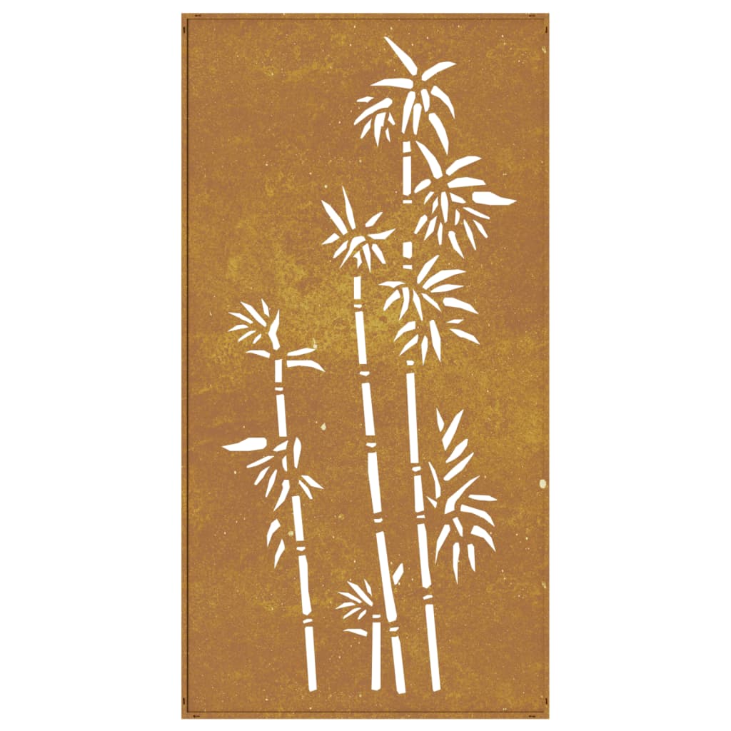 patio-wall-decoration-41-3-x21-7-corten-steel-bamboo-design-1 At Willow and Wine USA!