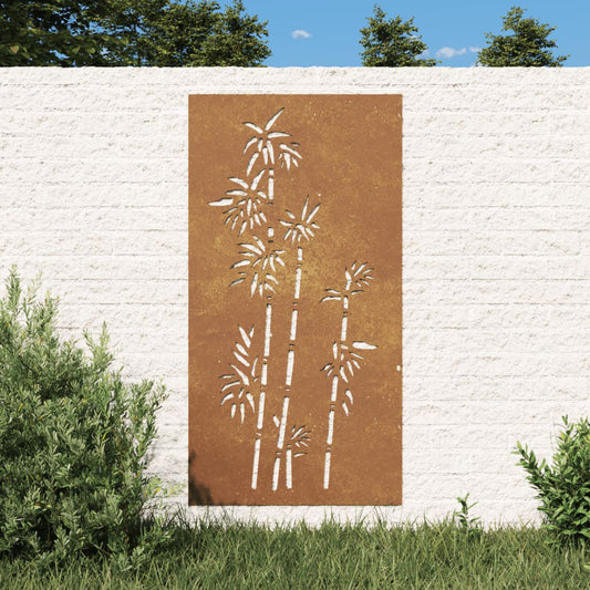 patio-wall-decoration-41-3-x21-7-corten-steel-bamboo-design-1 At Willow and Wine USA!