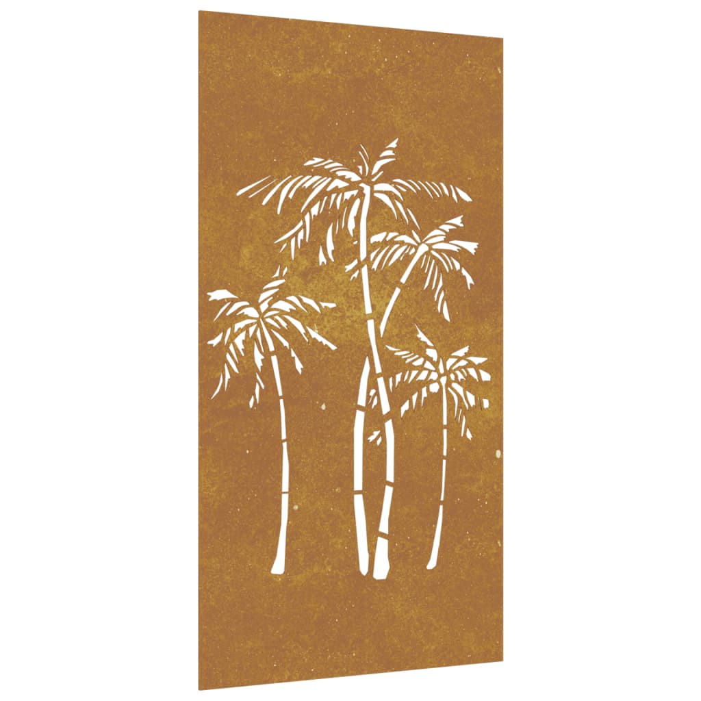 patio-wall-decoration-41-3-x21-7-corten-steel-palm-tree-design At Willow and Wine USA!