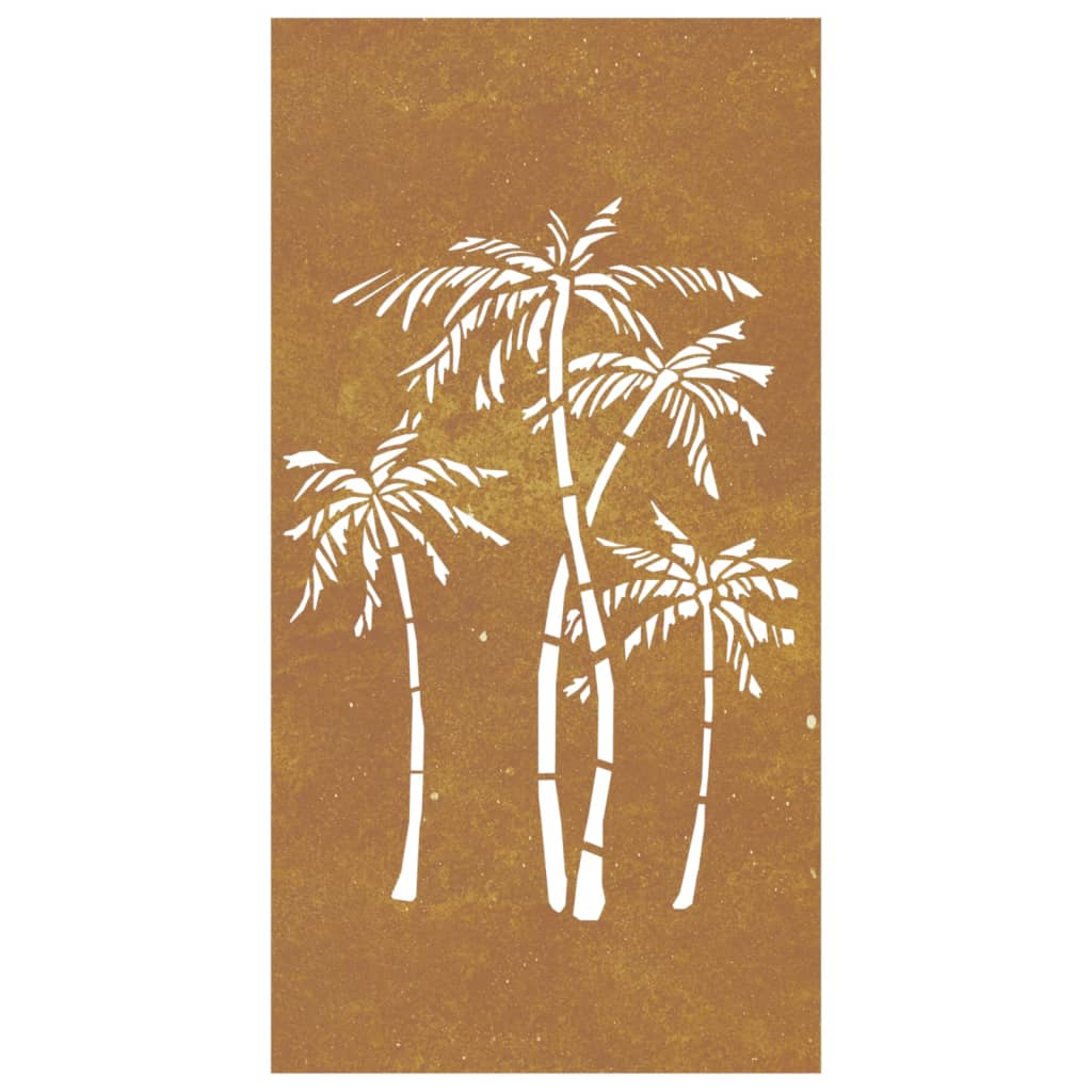 patio-wall-decoration-41-3-x21-7-corten-steel-palm-tree-design At Willow and Wine USA!