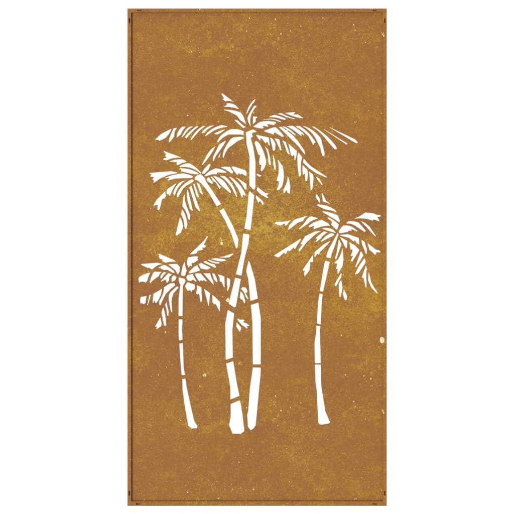 patio-wall-decoration-41-3-x21-7-corten-steel-palm-tree-design At Willow and Wine USA!