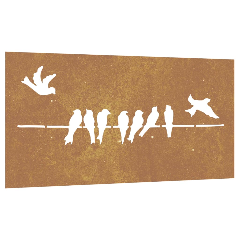 patio-wall-decoration-41-3-x21-7-corten-steel-bird-design At Willow and Wine USA!