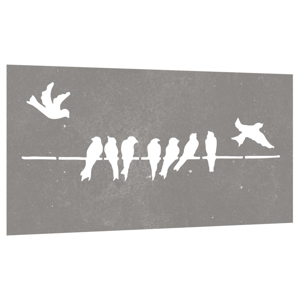 patio-wall-decoration-41-3-x21-7-corten-steel-bird-design At Willow and Wine USA!