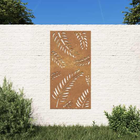 patio-wall-decoration-41-3-x21-7-corten-steel-leaf-design-1 At Willow and Wine USA!