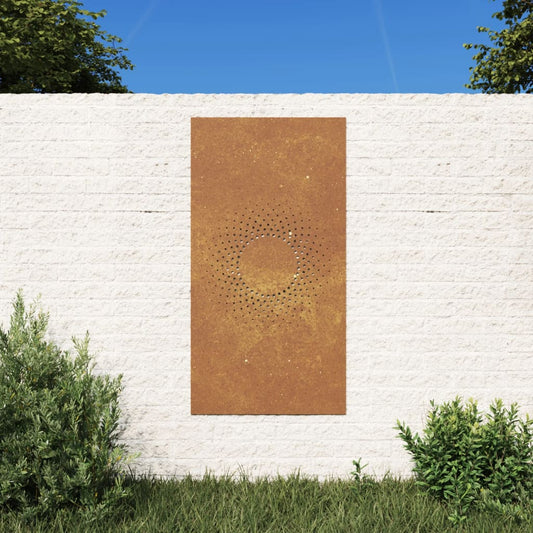 patio-wall-decoration-41-3-x21-7-corten-steel-sun-design At Willow and Wine USA!