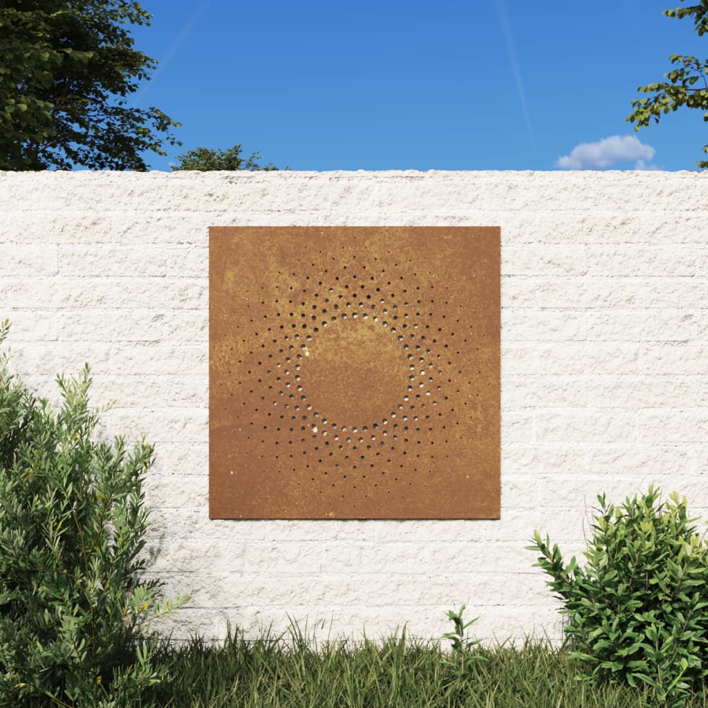 patio-wall-decoration-21-7-x21-7-corten-steel-sun-design At Willow and Wine USA!