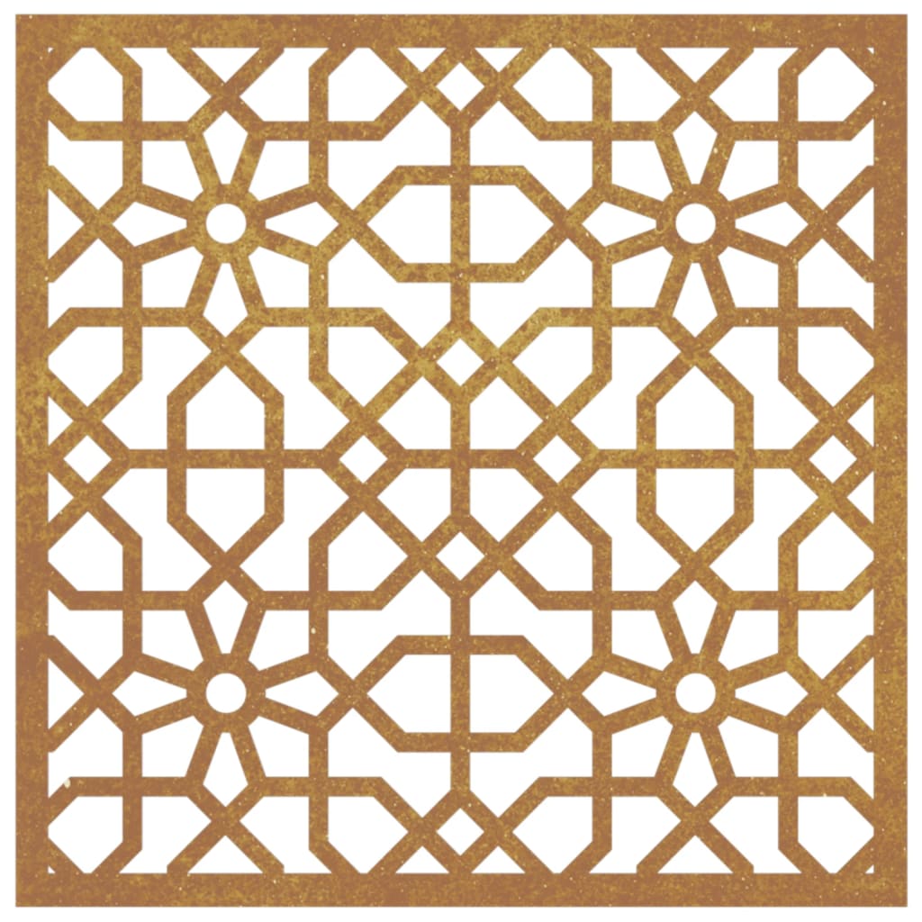 patio-wall-decoration-21-7-x21-7-corten-steel-moorish-design At Willow and Wine USA!