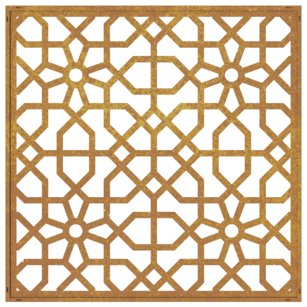 patio-wall-decoration-21-7-x21-7-corten-steel-moorish-design At Willow and Wine USA!