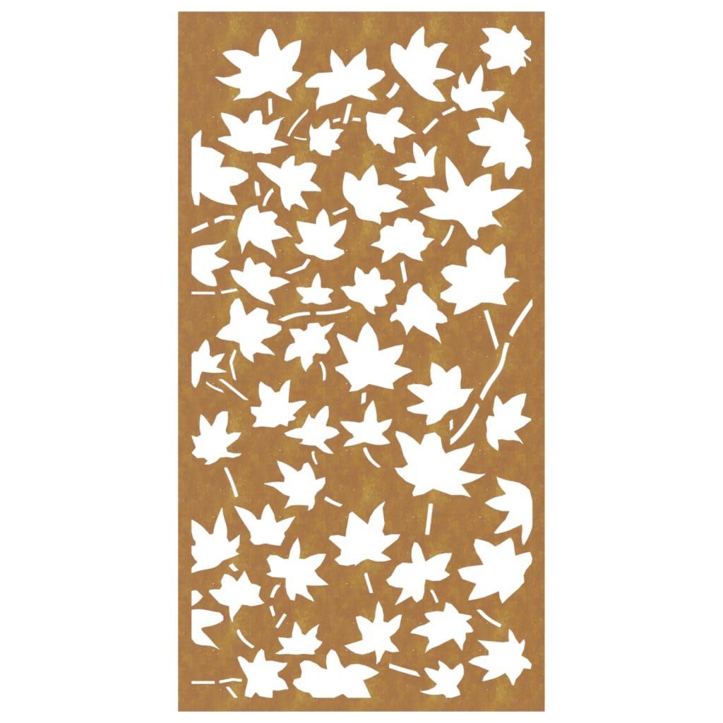 patio-wall-decoration-41-3-x21-7-corten-steel-maple-leaf-design At Willow and Wine USA!