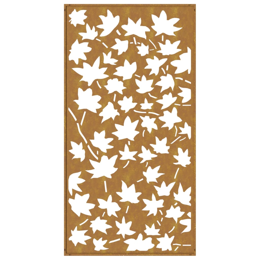 patio-wall-decoration-41-3-x21-7-corten-steel-maple-leaf-design At Willow and Wine USA!