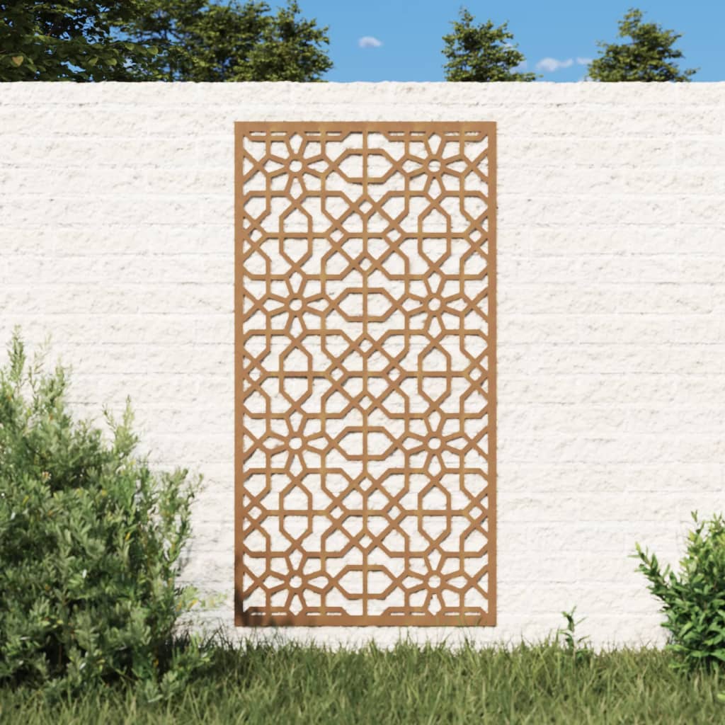 patio-wall-decoration-41-3-x21-7-corten-steel-moorish-design At Willow and Wine USA!