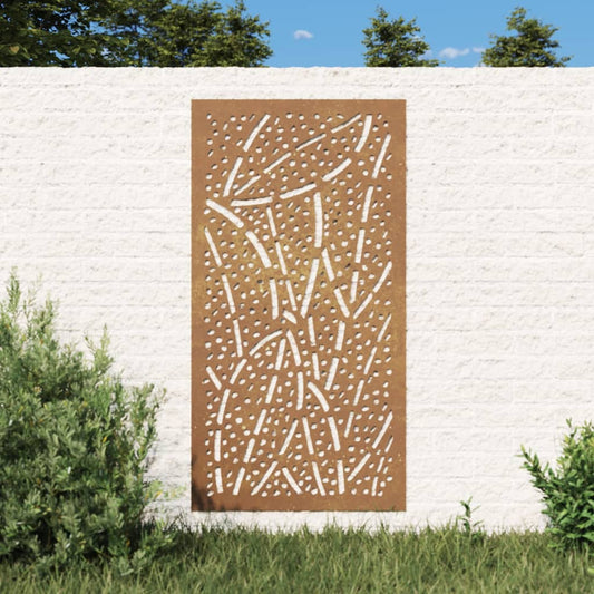 patio-wall-decoration-41-3-x21-7-corten-steel-leaf-design-2 At Willow and Wine USA!