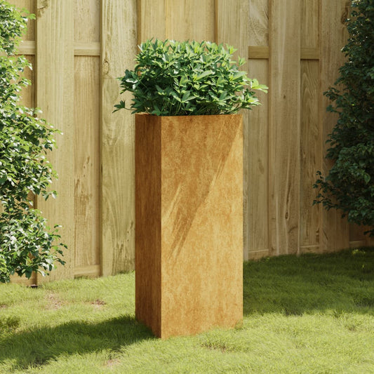 garden-planter-15-7-x13-6-x29-5-corten-steel At Willow and Wine USA!