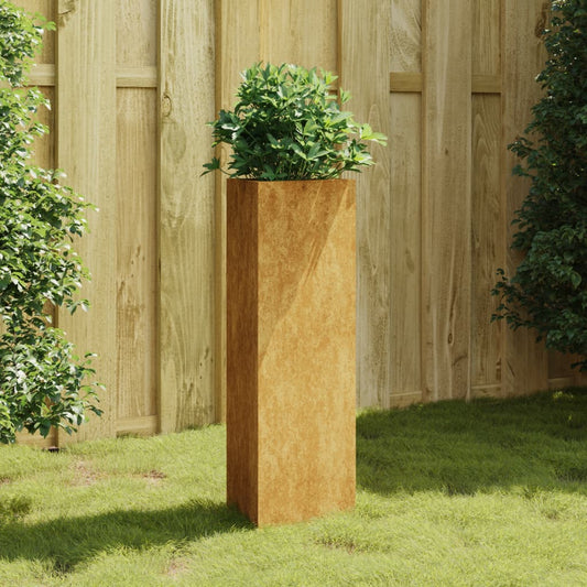 garden-planter-11-8-x10-2-x29-5-corten-steel At Willow and Wine USA!