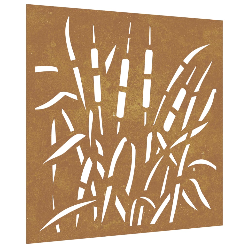 patio-wall-decoration-21-7-x21-7-corten-steel-grass-design At Willow and Wine USA!