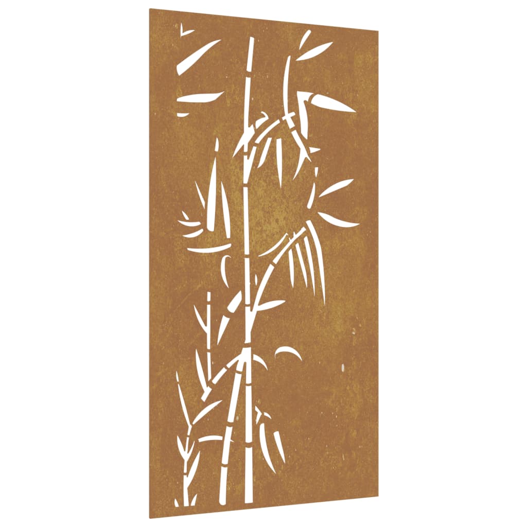 patio-wall-decoration-41-3-x21-7-corten-steel-bamboo-design-2 At Willow and Wine USA!