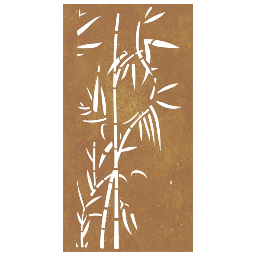 patio-wall-decoration-41-3-x21-7-corten-steel-bamboo-design-2 At Willow and Wine USA!