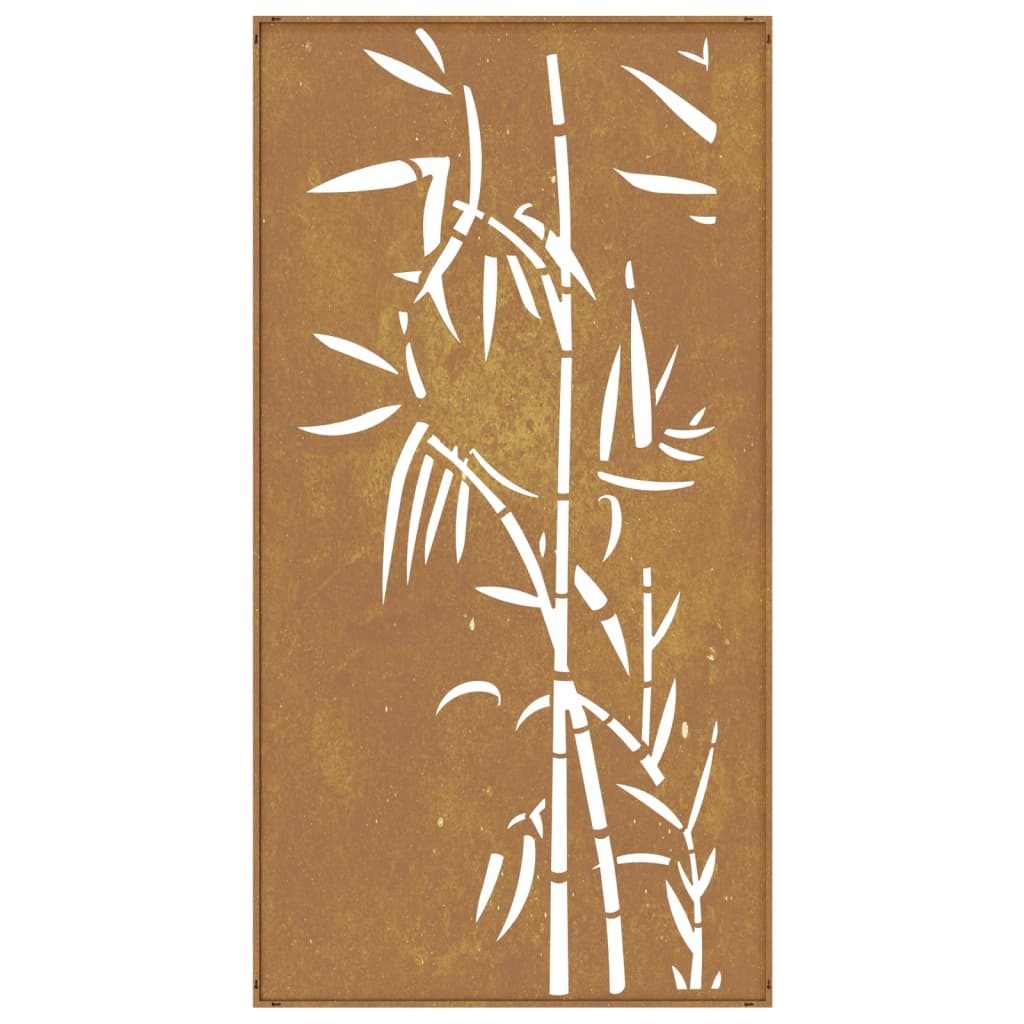 patio-wall-decoration-41-3-x21-7-corten-steel-bamboo-design-2 At Willow and Wine USA!