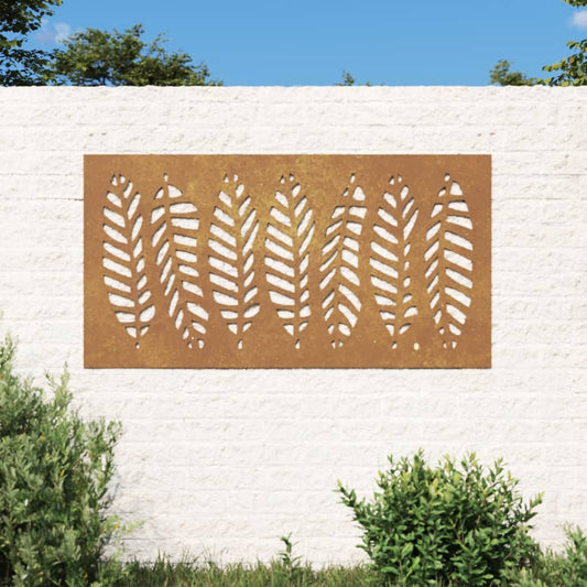 patio-wall-decoration-41-3-x21-7-corten-steel-leaf-design-3 At Willow and Wine USA!