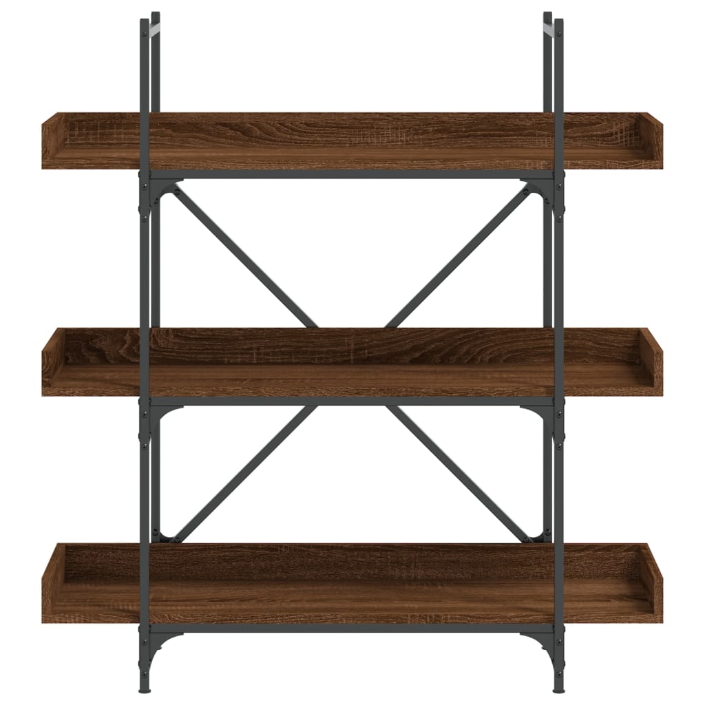 bookcase-3-tier-brown-oak-39-4-x13-x42-7-engineered-wood At Willow and Wine USA!