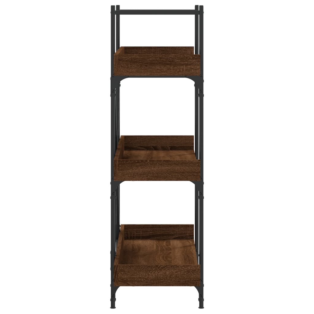 bookcase-3-tier-brown-oak-39-4-x13-x42-7-engineered-wood At Willow and Wine USA!