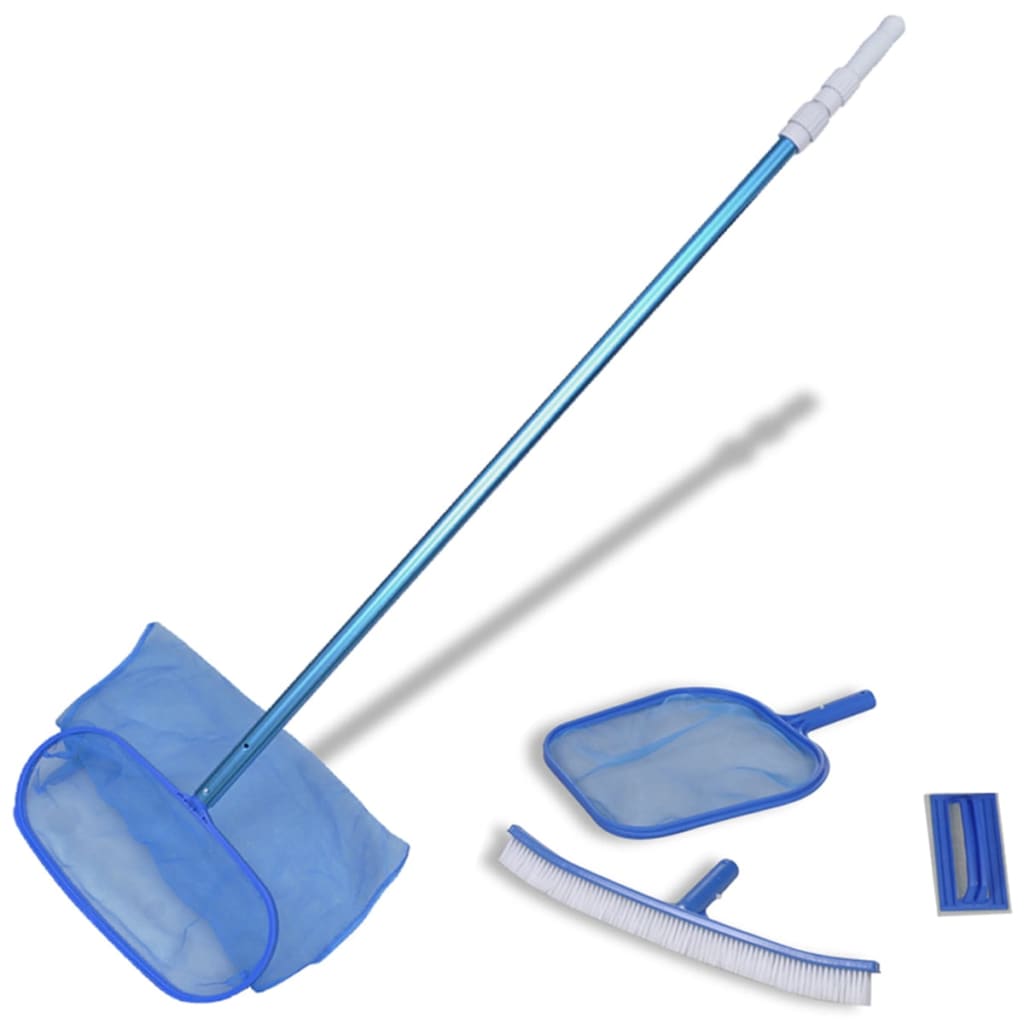 pool-cleaning-set-brush-2-leaf-skimmers-1-telescopic-pole At Willow and Wine USA!