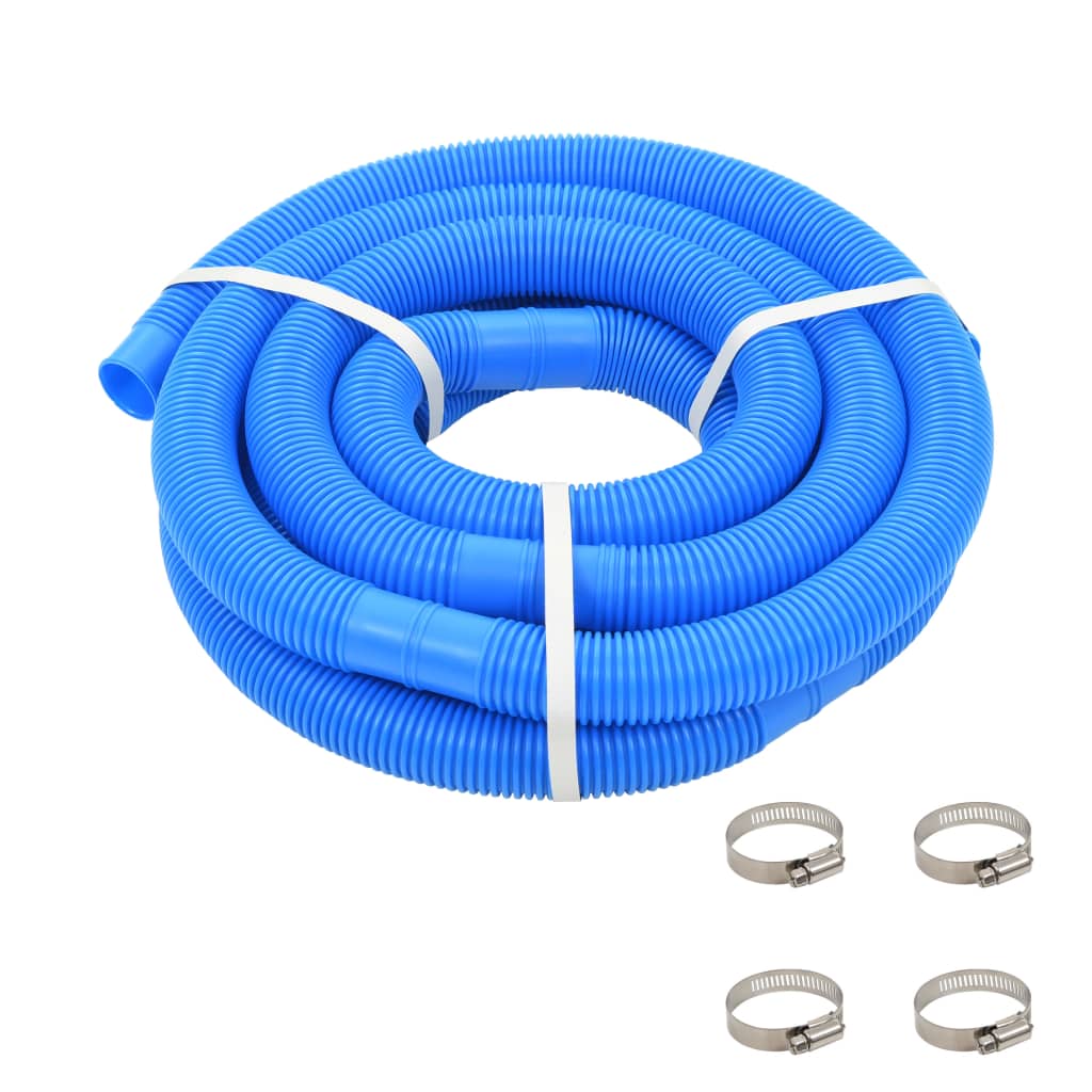 pool-hose-with-clamps-blue-1-5-39-4 At Willow and Wine USA!