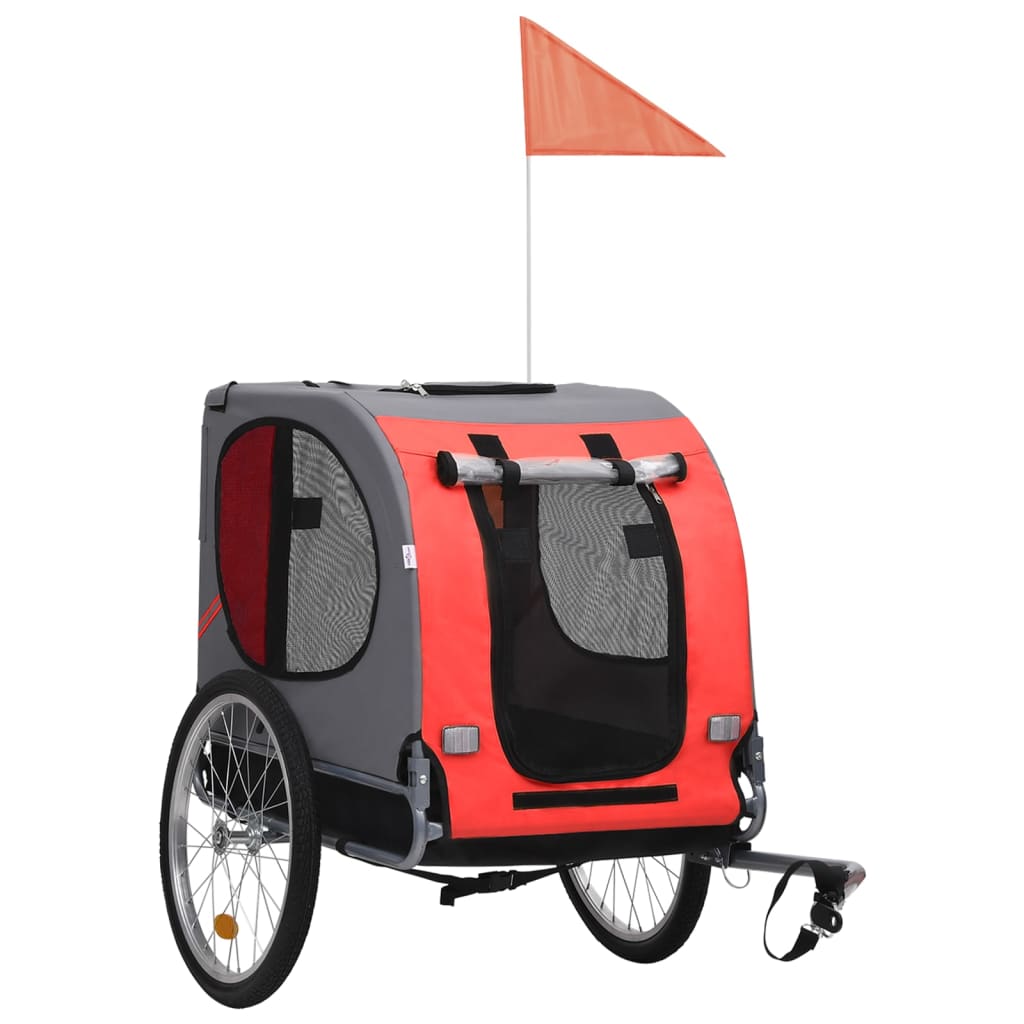 pet-bike-trailer-orange-and-gray At Willow and Wine USA!