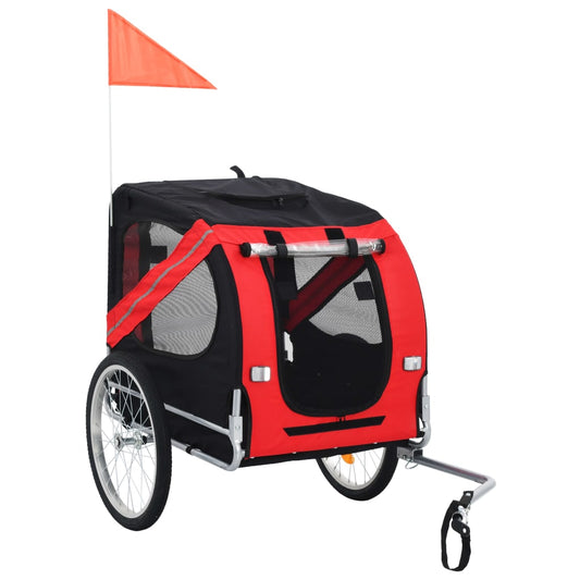 pet-bike-trailer-red-and-black At Willow and Wine USA!