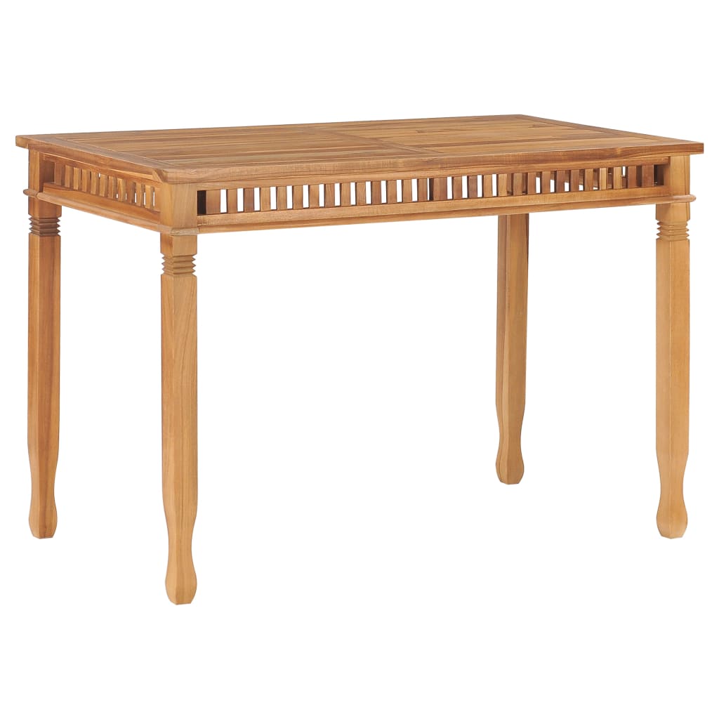 patio-dining-table-47-2-x25-6-x31-5-solid-teak-wood At Willow and Wine USA!