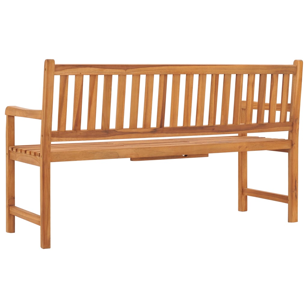 3-seater-patio-bench-with-table-59-1-solid-teak-wood-1 At Willow and Wine USA!