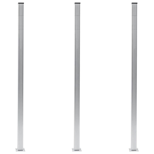 fence-posts-3-pcs-aluminum-72-8 At Willow and Wine USA!