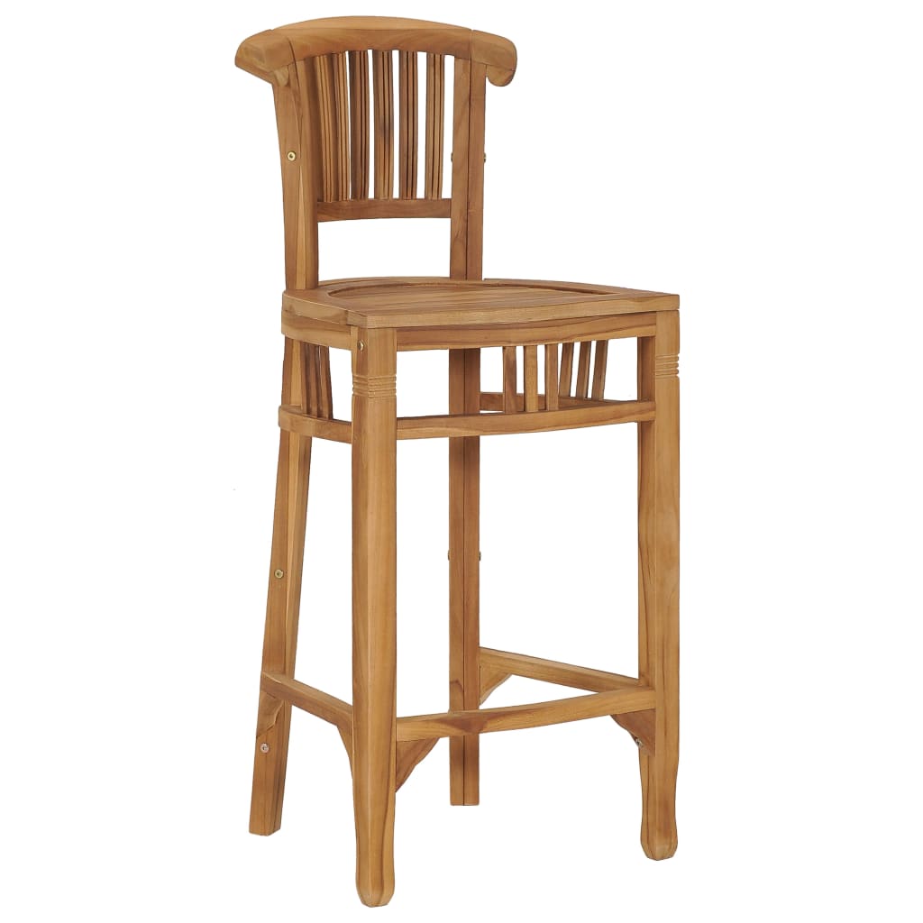 bar-stool-solid-teak-wood At Willow and Wine USA!