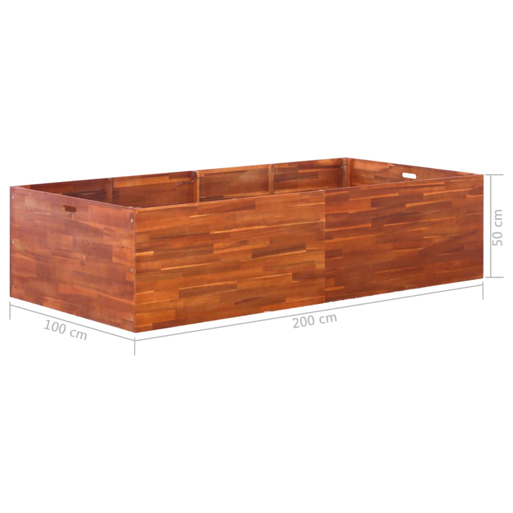 garden-raised-bed-acacia-wood-78-7-x39-4-x19-7 At Willow and Wine USA!