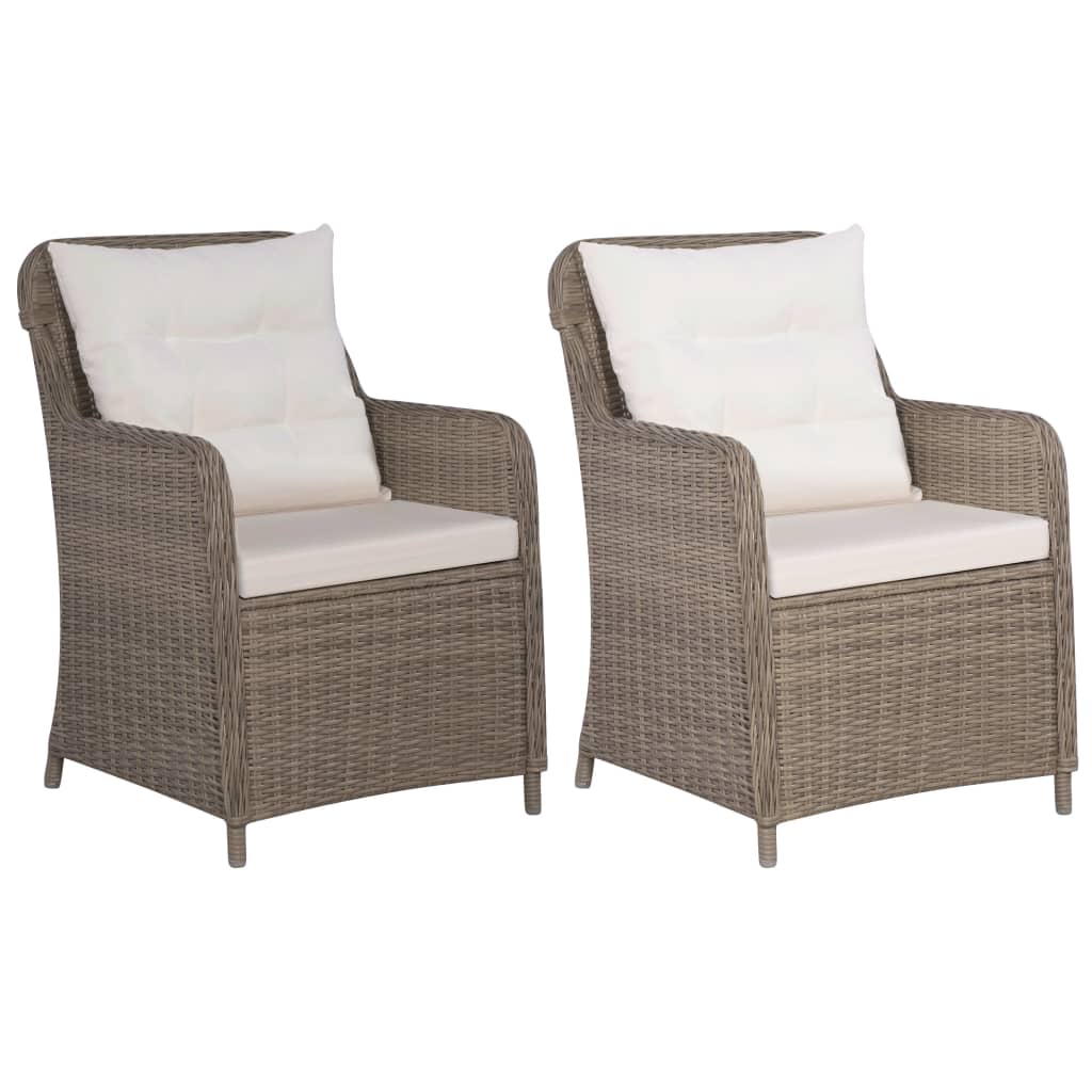 patio-chairs-2-pcs-with-cushions-poly-rattan-black At Willow and Wine USA!