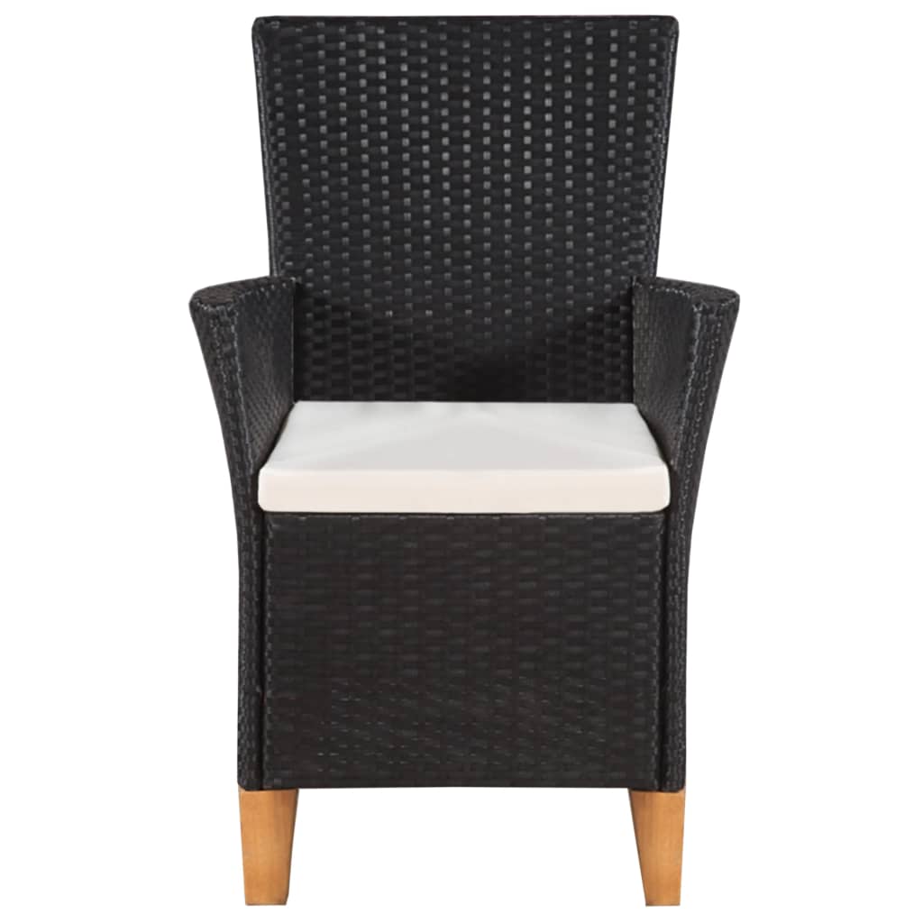 patio-chairs-with-cushions-2-pcs-poly-rattan-black At Willow and Wine USA!
