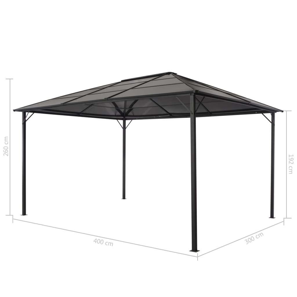 gazebo-with-roof-aluminum-13-1-x9-8-x8-5-black At Willow and Wine USA!