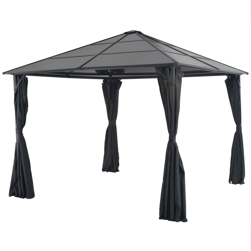 gazebo-with-curtain-aluminum-13-1-x9-8-x8-5-black At Willow and Wine USA!