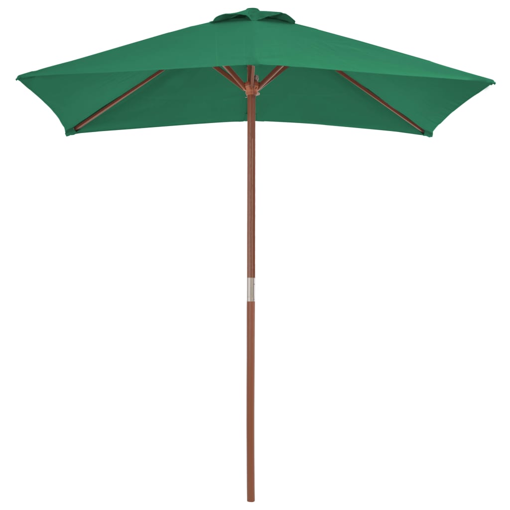 outdoor-parasol-with-wooden-pole-59-1-x78-7-green At Willow and Wine USA!