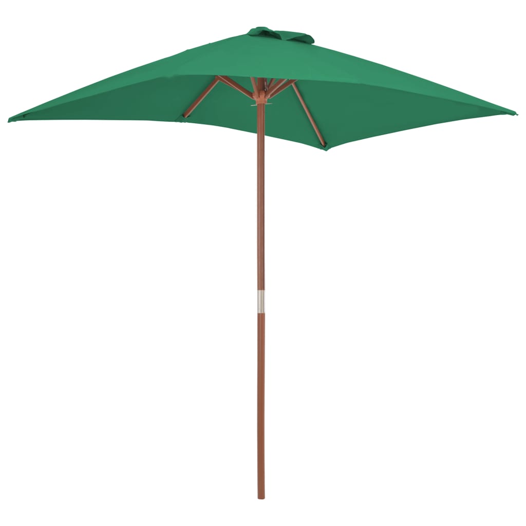 outdoor-parasol-with-wooden-pole-59-1-x78-7-green At Willow and Wine USA!