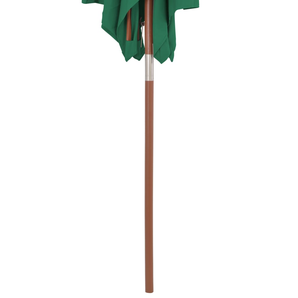 outdoor-parasol-with-wooden-pole-59-1-x78-7-green At Willow and Wine USA!