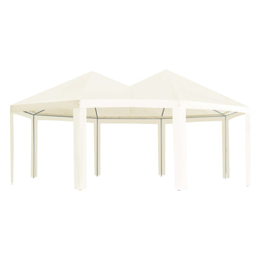 Outdoor Gazebo Cream 236.2"x173.2"x129.9"