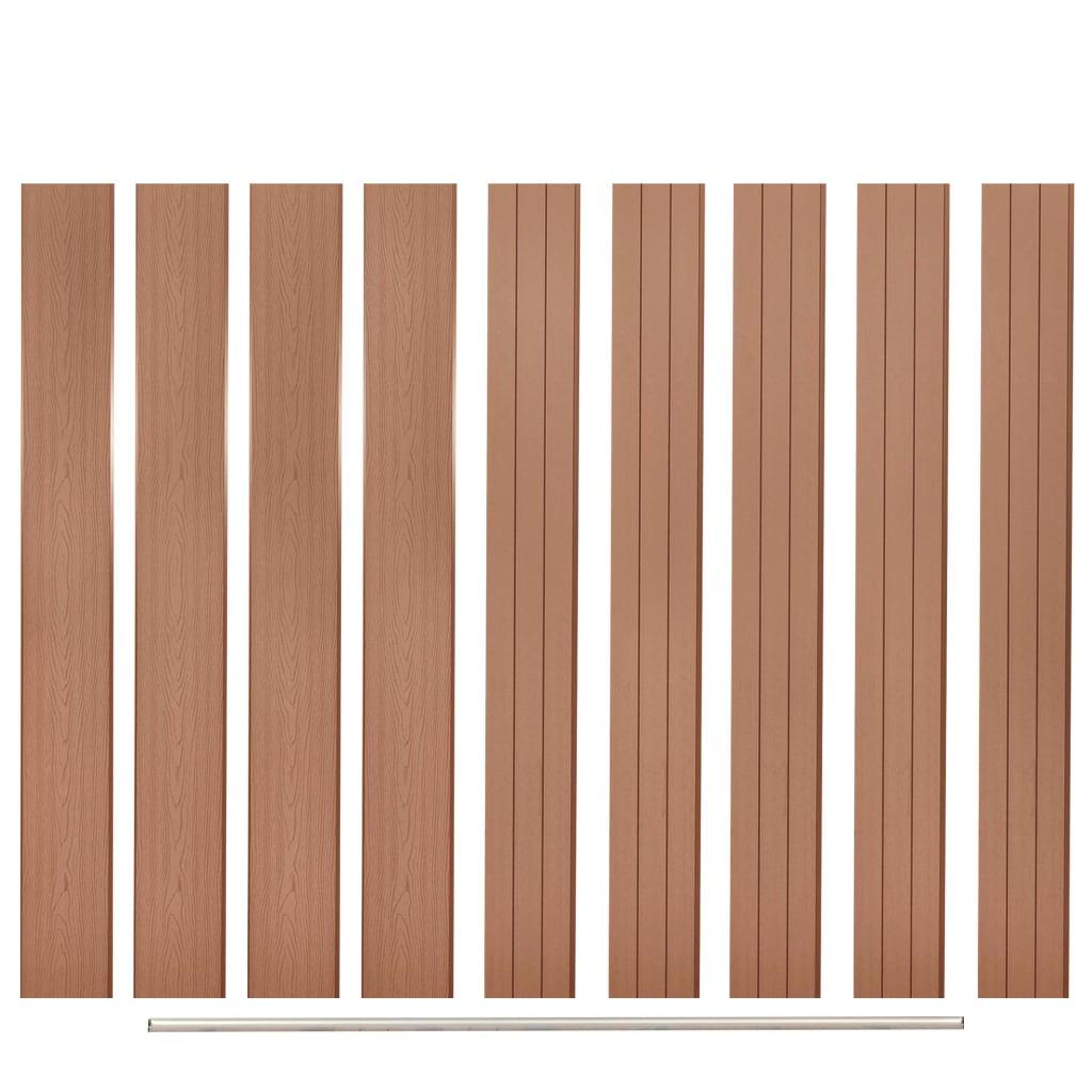 replacement-fence-boards-9-pcs-wpc-66-9-gray At Willow and Wine USA!