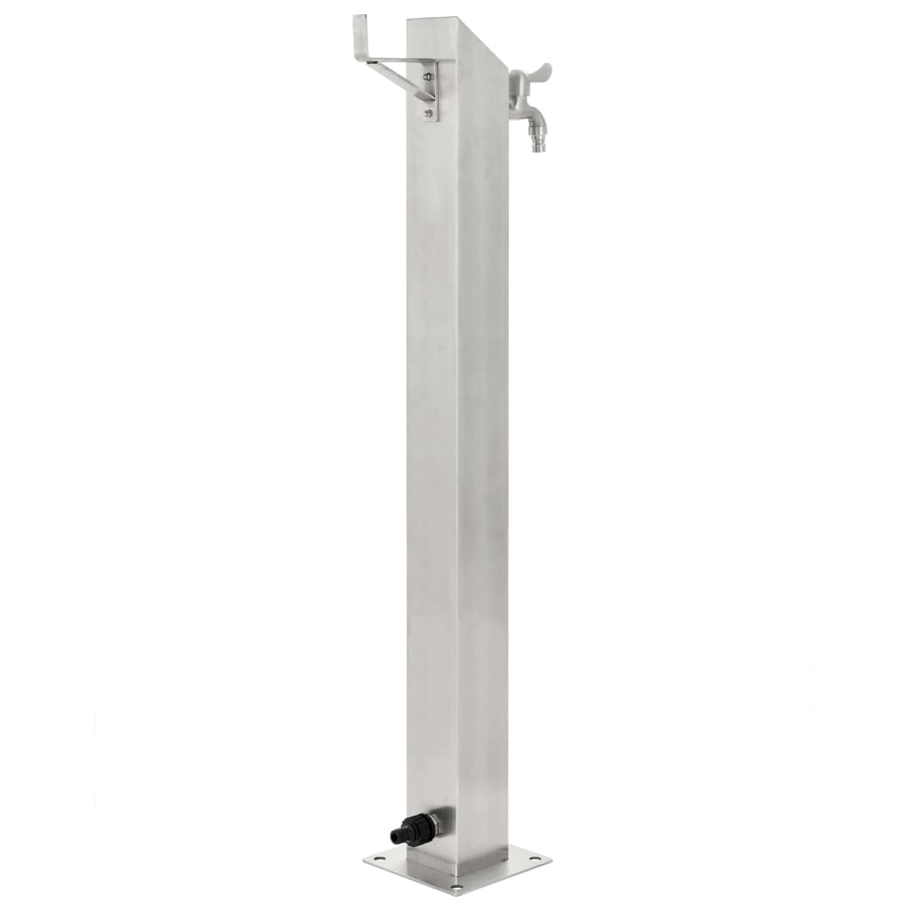 garden-water-column-stainless-steel-square-37-5 At Willow and Wine USA!