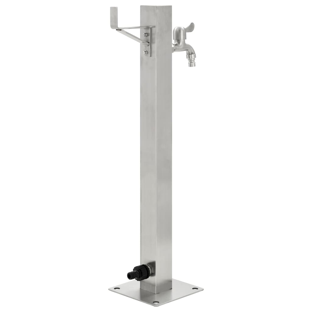 garden-water-column-stainless-steel-square-25-5 At Willow and Wine USA!