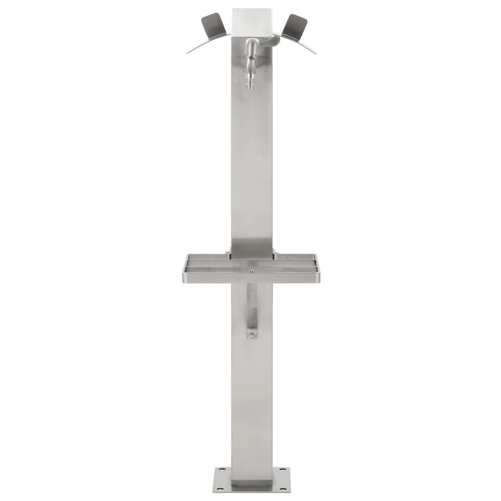 garden-water-column-stainless-steel-square-37-4 At Willow and Wine USA!