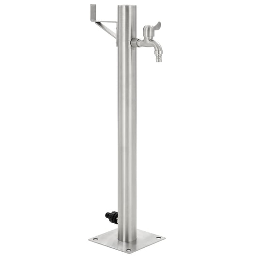 garden-water-column-stainless-steel-round-25-5 At Willow and Wine USA!