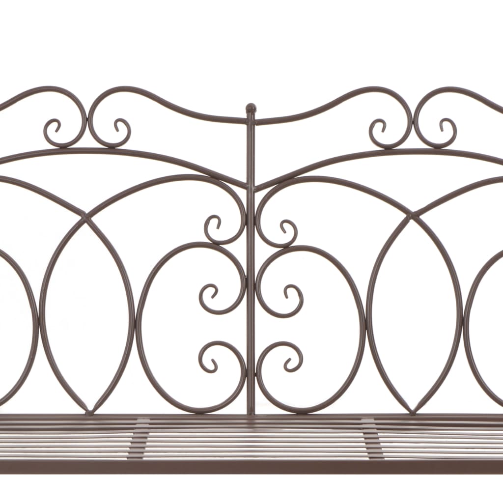 patio-bench-40-9-iron-antique-brown At Willow and Wine USA!